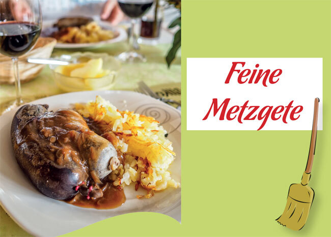 Metzgetel in  der Roos