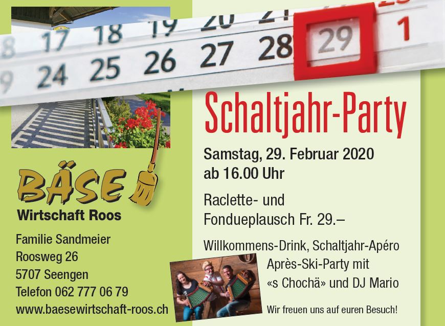 schaltjahrparty